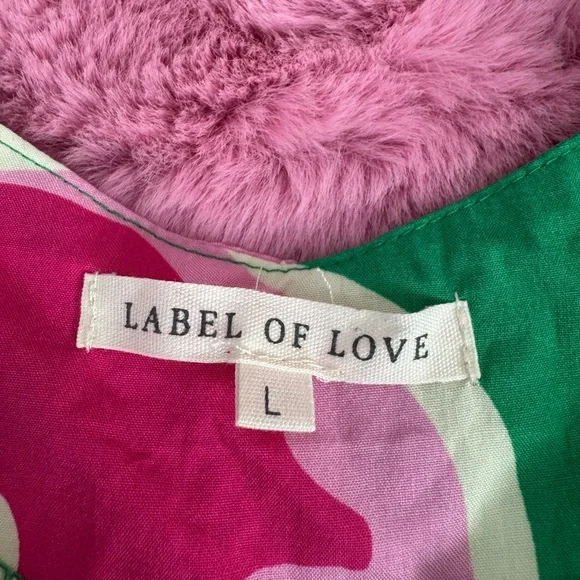 Vibrant Pink Floral Maxi Dress - Picture 5 of 5